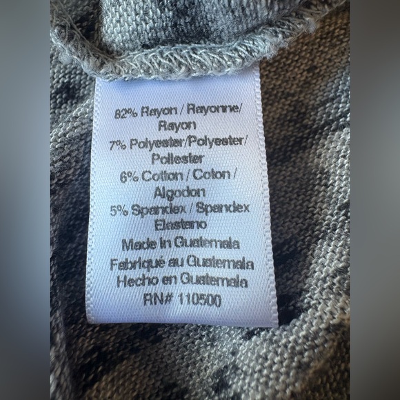 Laila Jayde Long Gray Cardigan Small - Picture 7 of 8